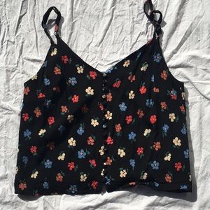 Madewell flowered tank top